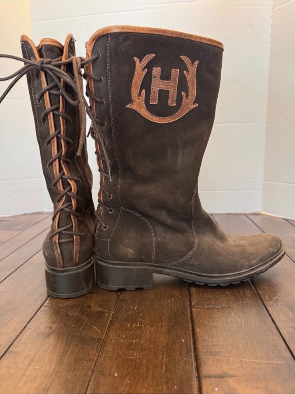 Rare Hunter Riding Boots 8